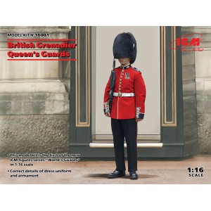 ICM 16001 1:16 British Grenadier Queen's Guards (Гренадёр Королевской гвардии Великобритании)