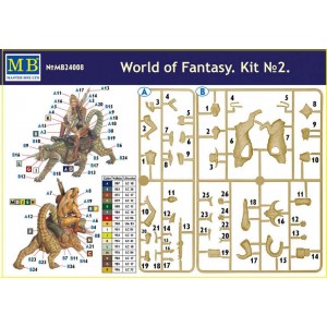 Master Box 24008 1:24 World of Fantasy. Kit №2. (Мир Фэнтези. Набор № 2)